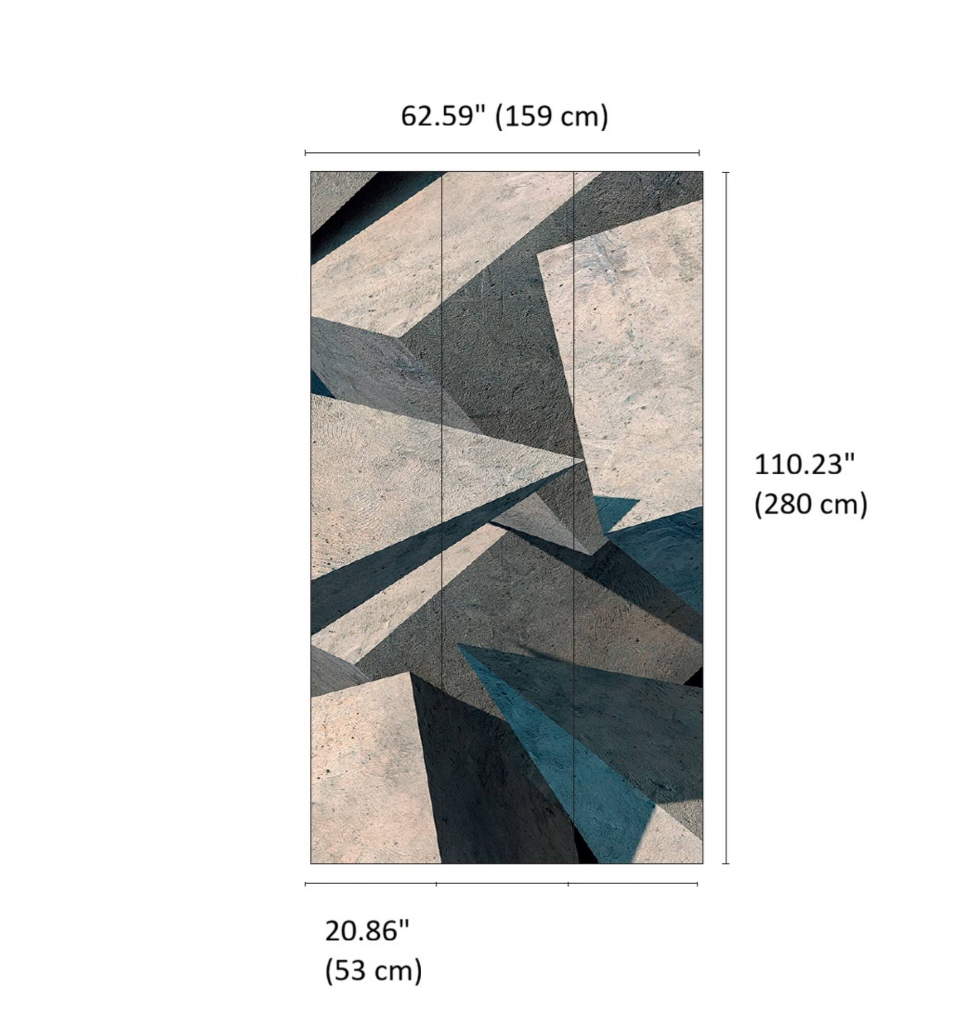 Designs Direct Facet Form Wall Mural